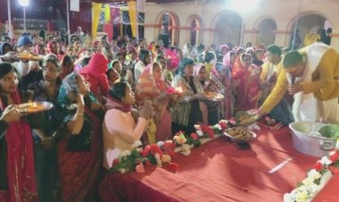 *जशपुर में चल रहे भागवत कथा के तीसरे दिन नरसिंह अवतार की दिव्य झांकी ने मोहा मन*
