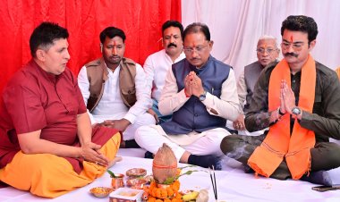 मुख्यमंत्री श्री विष्णुदेव साय ने करोड़ों रुपये के 6 कार्यों का विकास कार्यों का किया भूमिपूजन